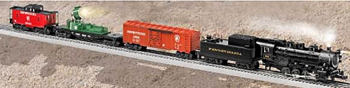 This version of the Pennsylvania Flyer offers an 0-8-0 'road switcher' locomotive.