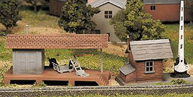 Bachmann O Loading Platform and Crossing Shanty - 45977