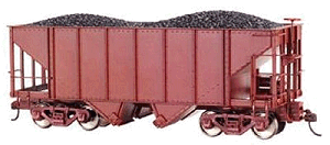 On30 Spectrum 2-Bay Hopper Car - Unlettered. Click for bigger picture.