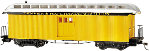 On30 Spectrum Baggage Car - Denver and Rio Grand Western. Click for bigger picture.