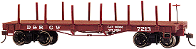 On30 Spectrum Staked Flat Car - Denver & Rio Grande Western. Click for bigger picture.