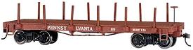 On30 Spectrum Staked Flat Car - Pennsylvania. Click for bigger picture.