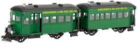 Click to see the Greenbriar and Big Run Rail Bus and Trailer