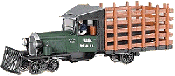 Click to see the Bachmann On30 Mail Rail Truck on Amazon.